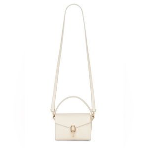 Mini Colette Bag in Oyster Saffiano